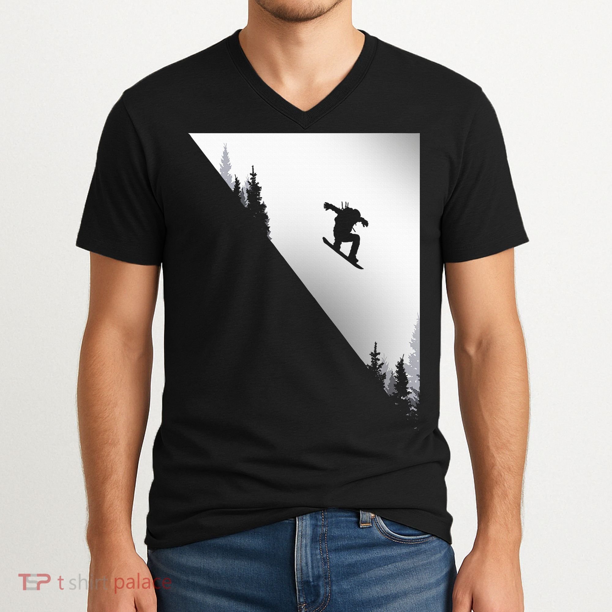 Snowboard Snowboarding Snowboarder Snowboard V-Neck T-Shirt