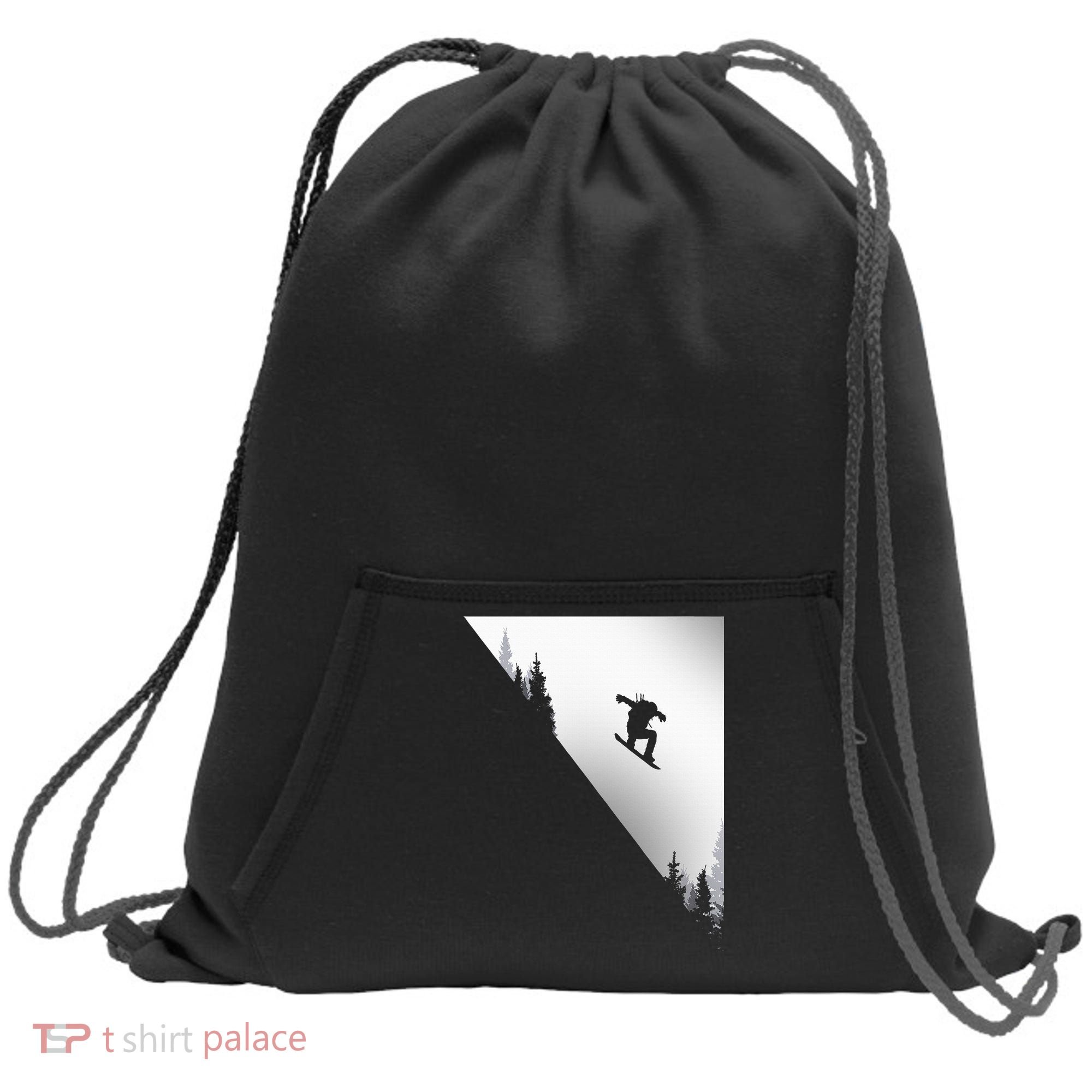 Snowboard Snowboarding Snowboarder Snowboard Sweatshirt Cinch Pack Bag