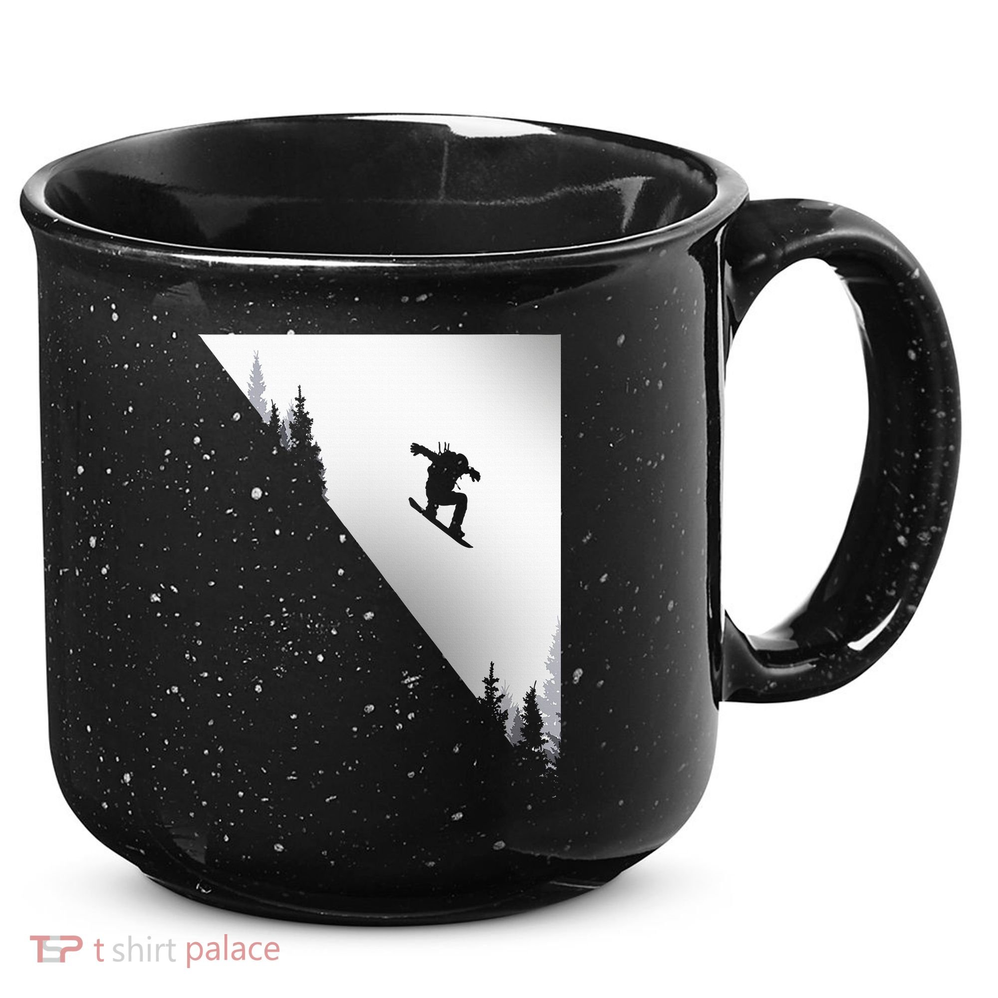 Snowboard Snowboarding Snowboarder Snowboard 15oz Campfire Ceramic Mug