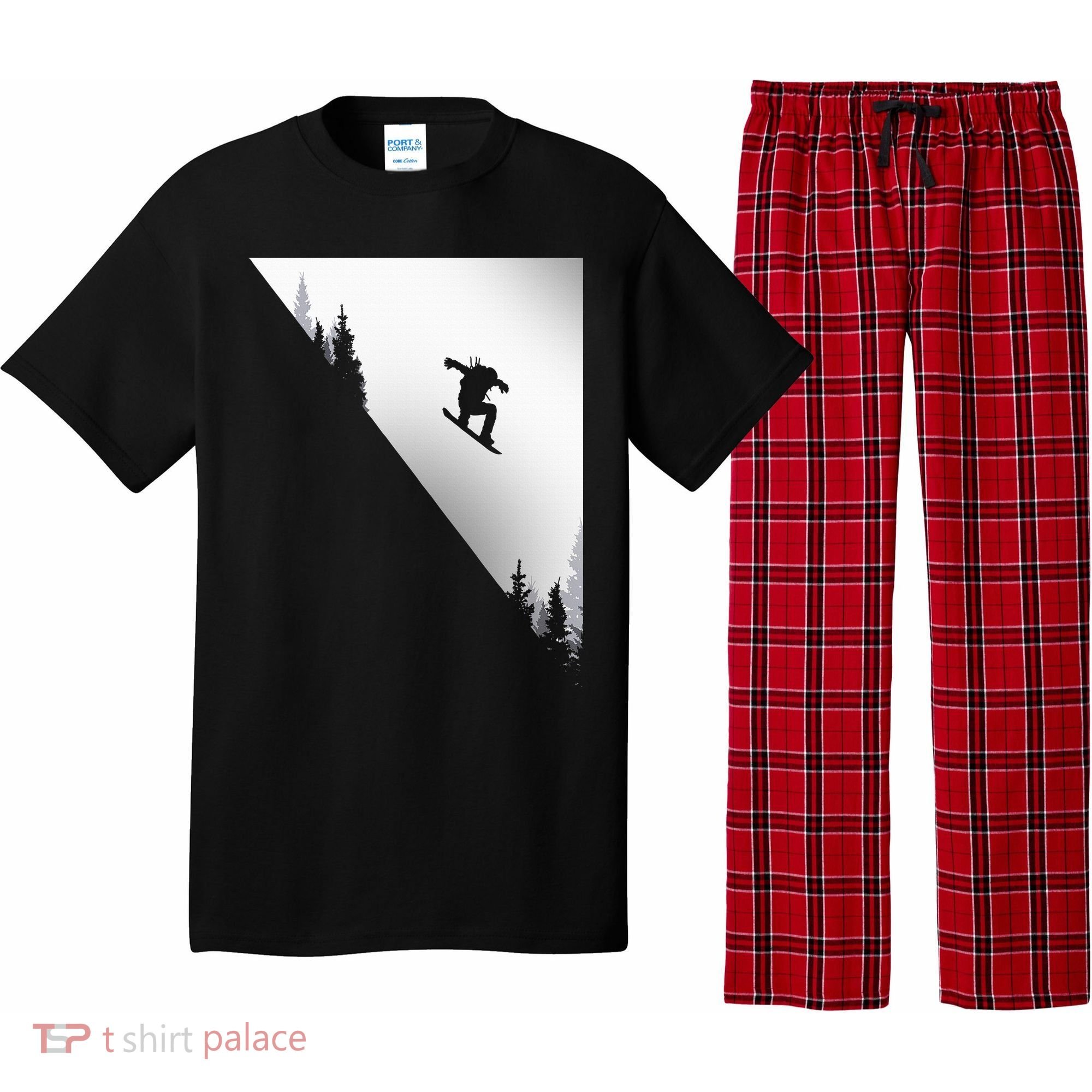 Snowboard Snowboarding Snowboarder Snowboard Pajama Set