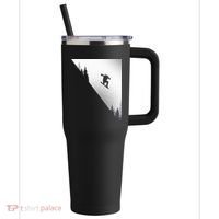 Snowboard Snowboarding Snowboarder Snowboard 40oz Vacuum Insulated Stainless Steel Travel Tumbler thumb 0