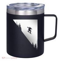 Snowboard Snowboarding Snowboarder Snowboard 12oz Stainless Steel Coffee Mug thumb 0