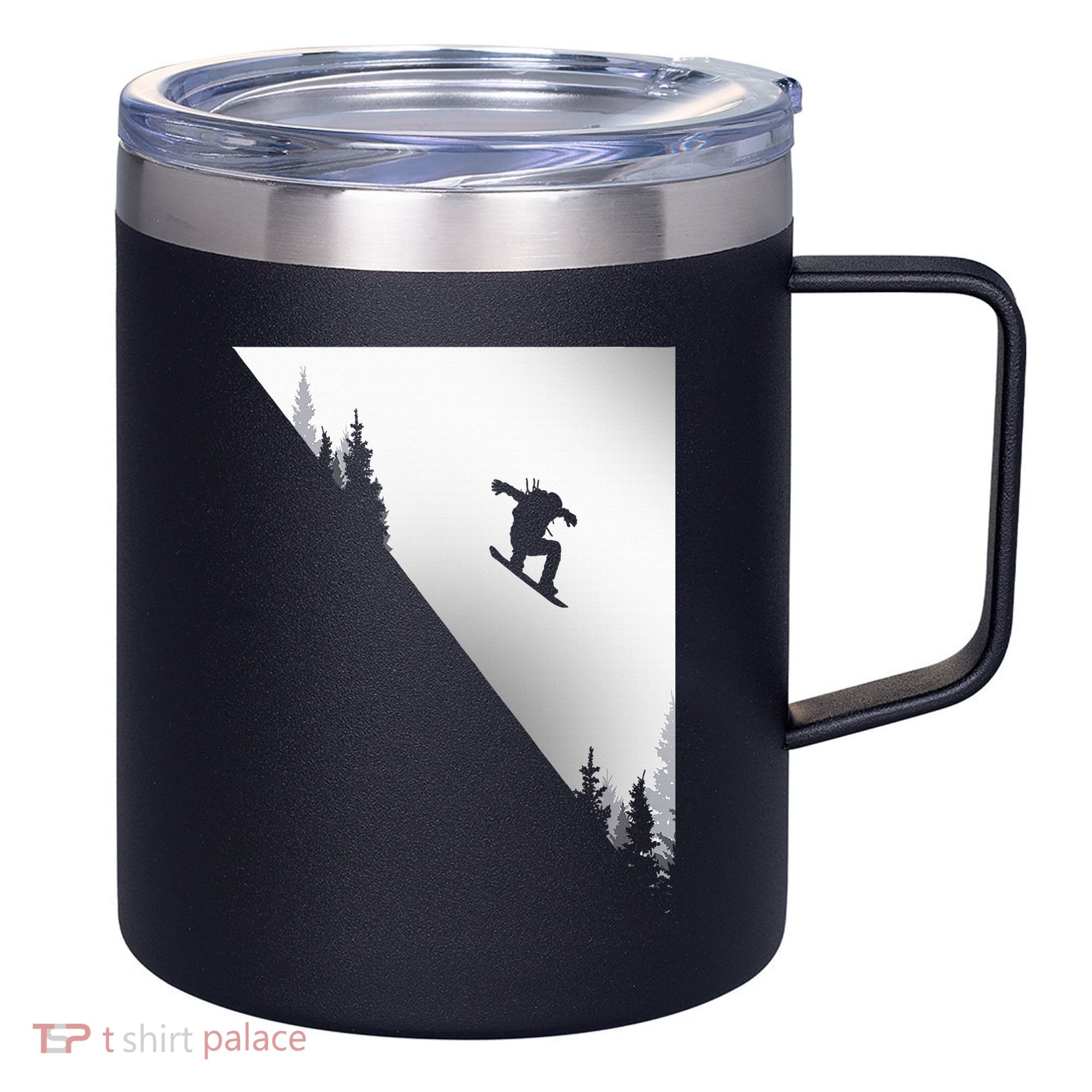 Snowboard Snowboarding Snowboarder Snowboard 12oz Stainless Steel Coffee Mug