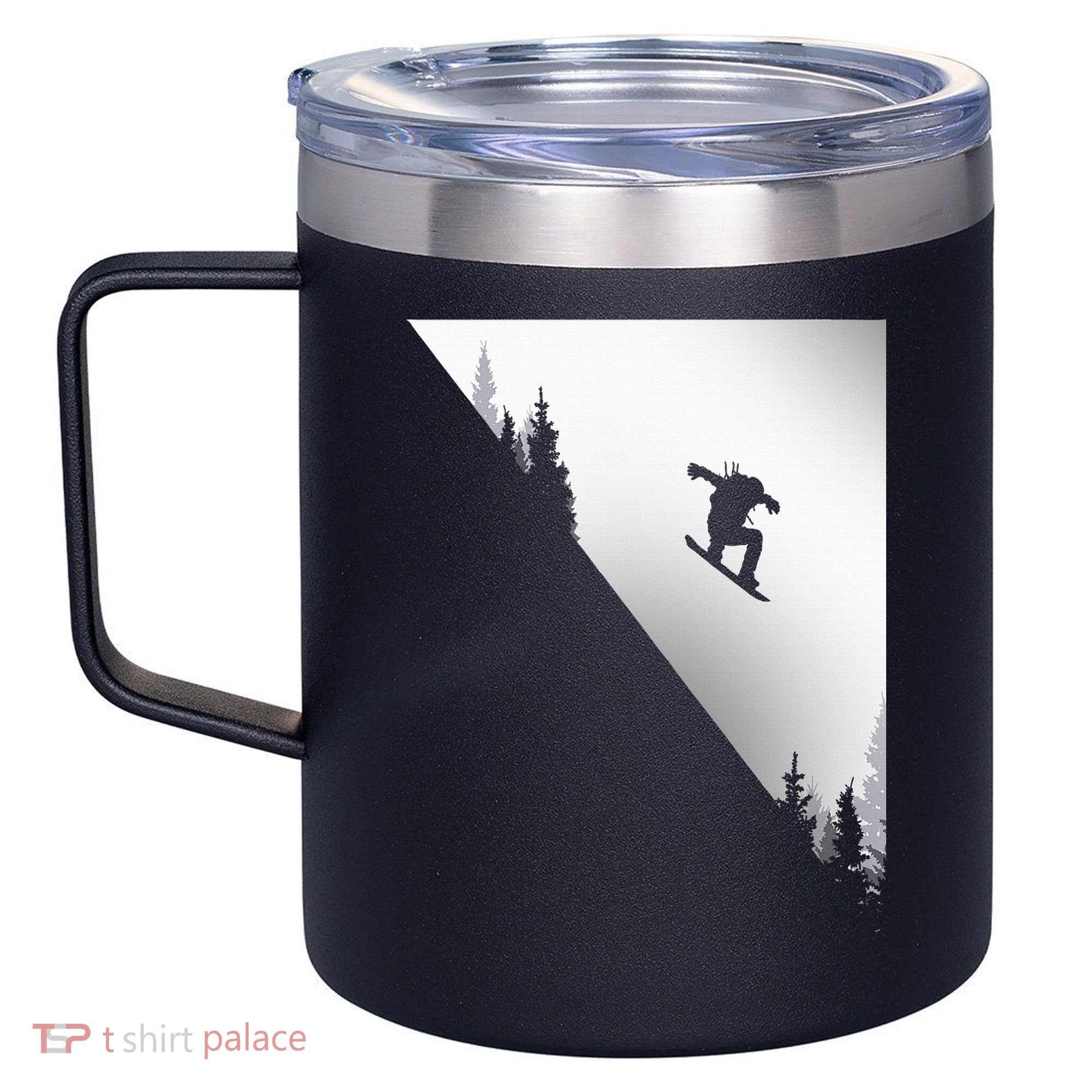 Snowboard Snowboarding Snowboarder Snowboard 12oz Stainless Steel Coffee Mug