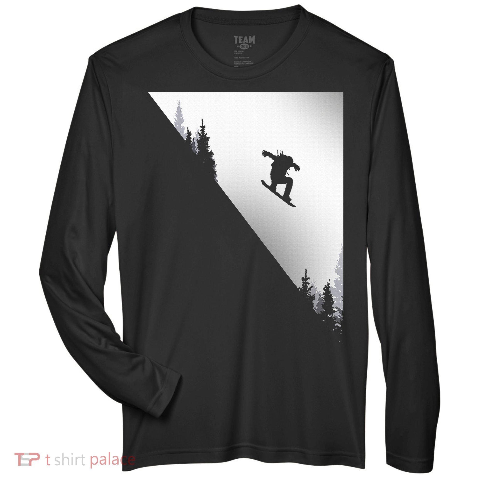 Snowboard Snowboarding Snowboarder Snowboard Zone Performance Long-Sleeve T-Shirt