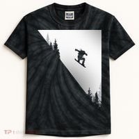 Snowboard Snowboarding Snowboarder Snowboard Kids Tie-Dye T-Shirt thumb 0