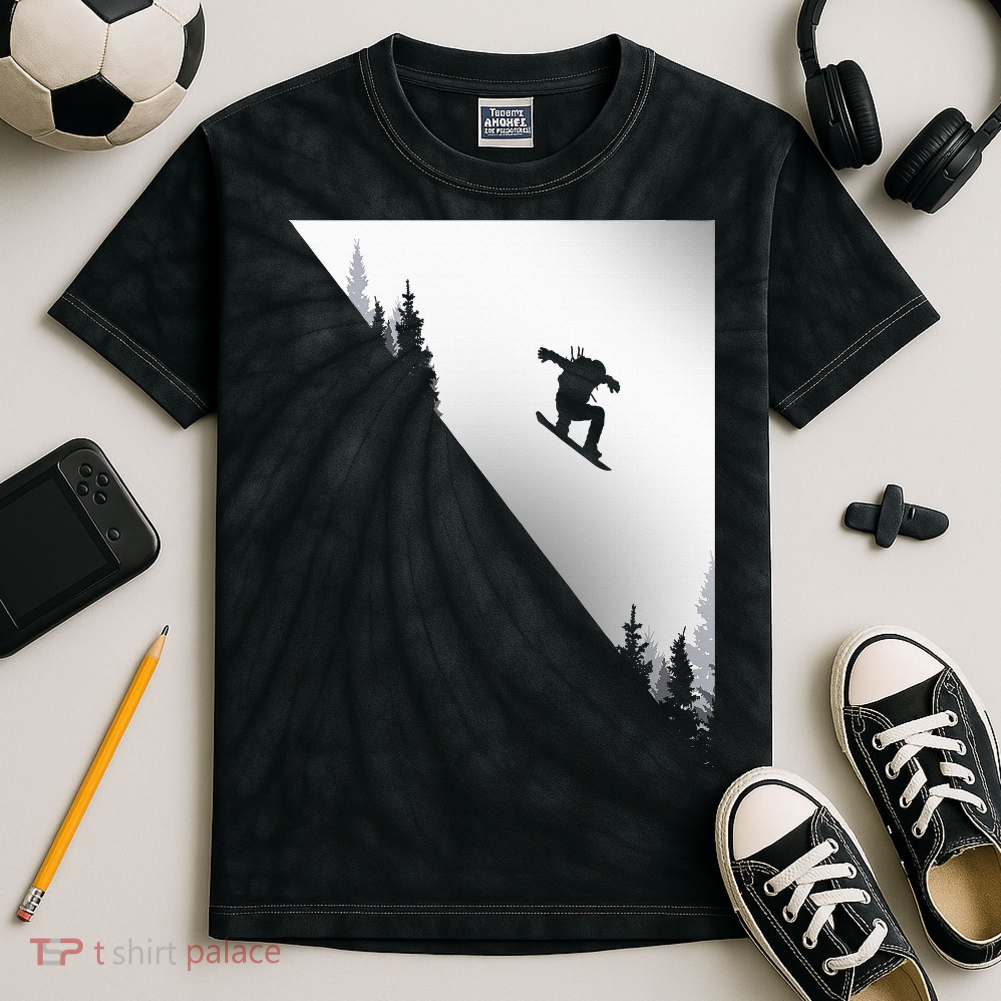 Snowboard Snowboarding Snowboarder Snowboard Kids Tie-Dye T-Shirt