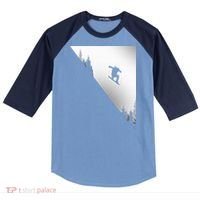 Snowboard Snowboarding Snowboarder Snowboard Raglan Baseball Sleeve Shirt thumb 0