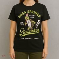 Soda Springs Slowpokes Retro Minor League Baseball Team T-Shirt thumb 4