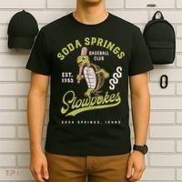 Soda Springs Slowpokes Retro Minor League Baseball Team T-Shirt thumb 6