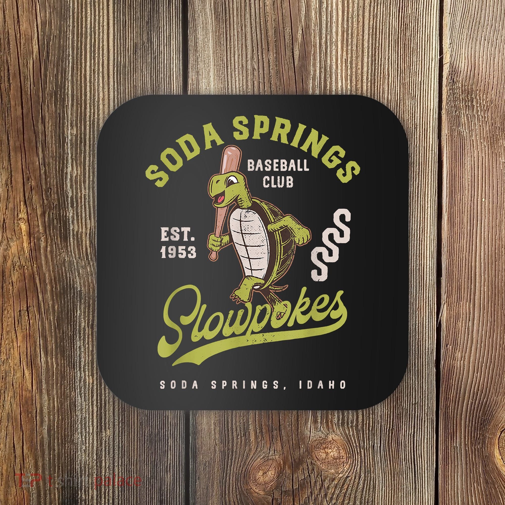 Soda Springs Slowpokes Retro Minor League Baseball Team Coaster