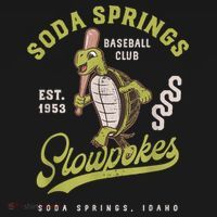 Soda Springs Slowpokes Retro Minor League Baseball Team Women's Hoodie thumb 2