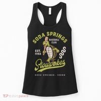 Soda Springs Slowpokes Retro Minor League Baseball Team Women's Tank Top thumb 0