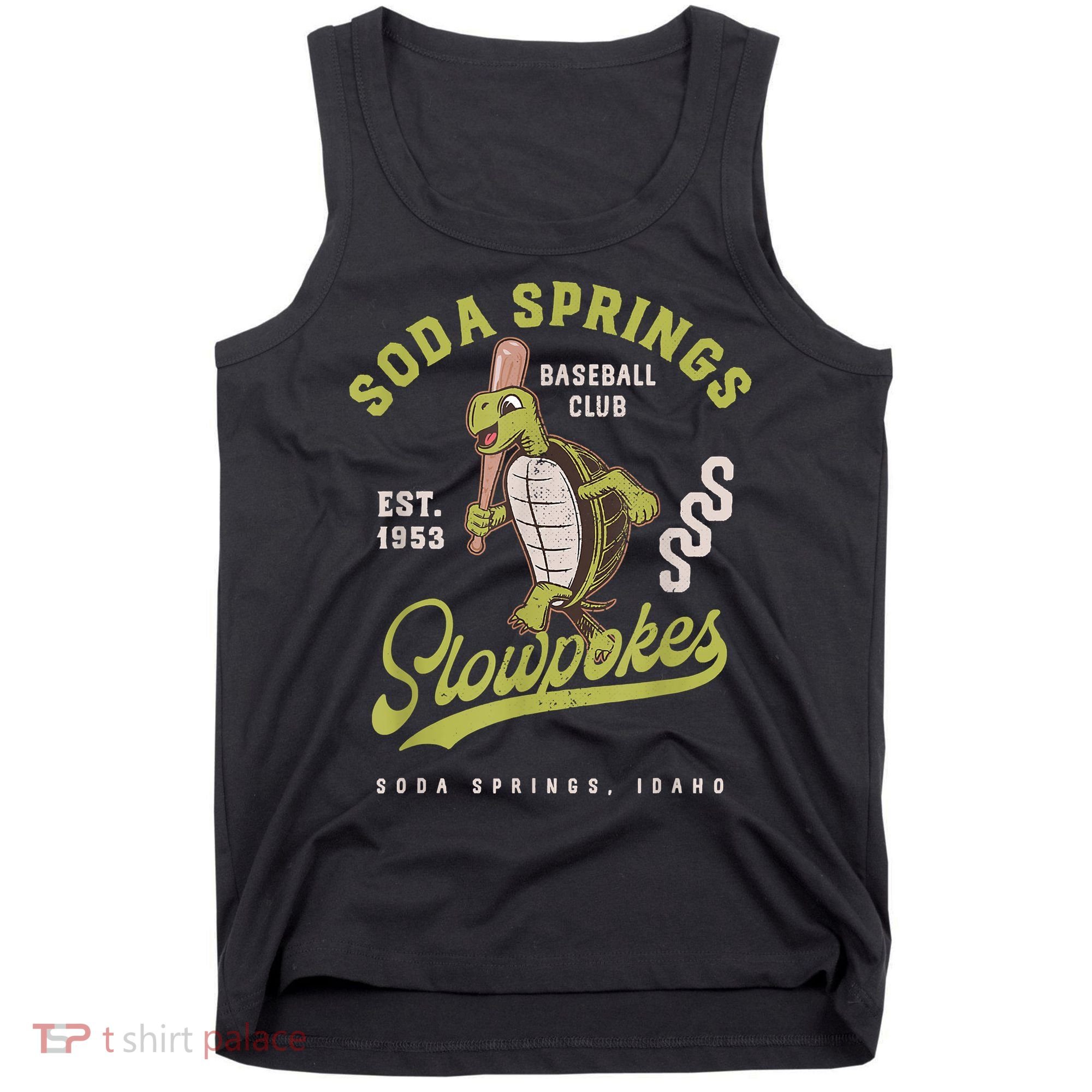 Soda Springs Slowpokes Retro Minor League Baseball Team Tank Top