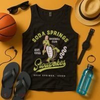 Soda Springs Slowpokes Retro Minor League Baseball Team Tank Top thumb 4