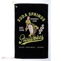 Soda Springs Slowpokes Retro Minor League Baseball Team Golf Towel thumb 0