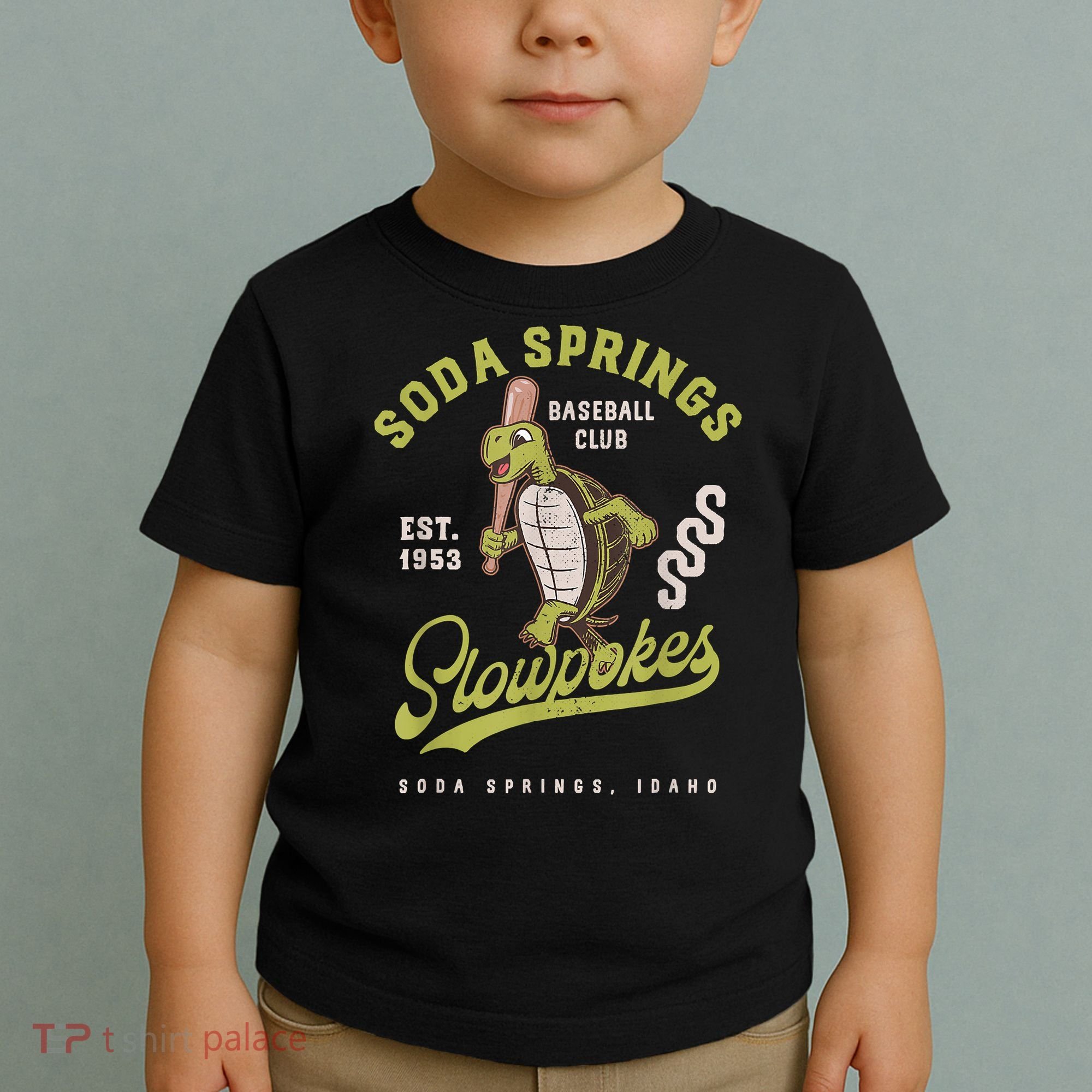 Soda Springs Slowpokes Retro Minor League Baseball Team Toddler T-Shirt