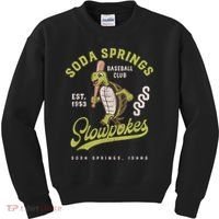 Soda Springs Slowpokes Retro Minor League Baseball Team Kids Sweatshirt thumb 0