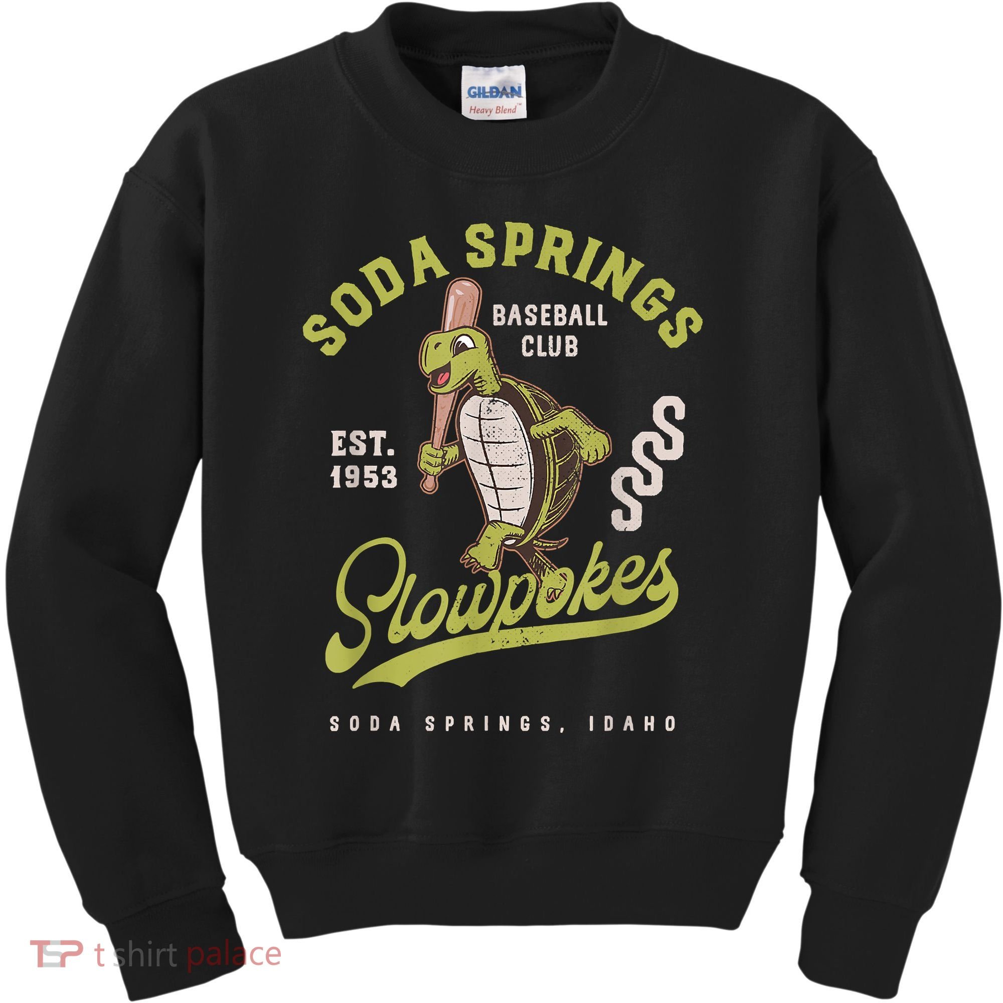 Soda Springs Slowpokes Retro Minor League Baseball Team Kids Sweatshirt