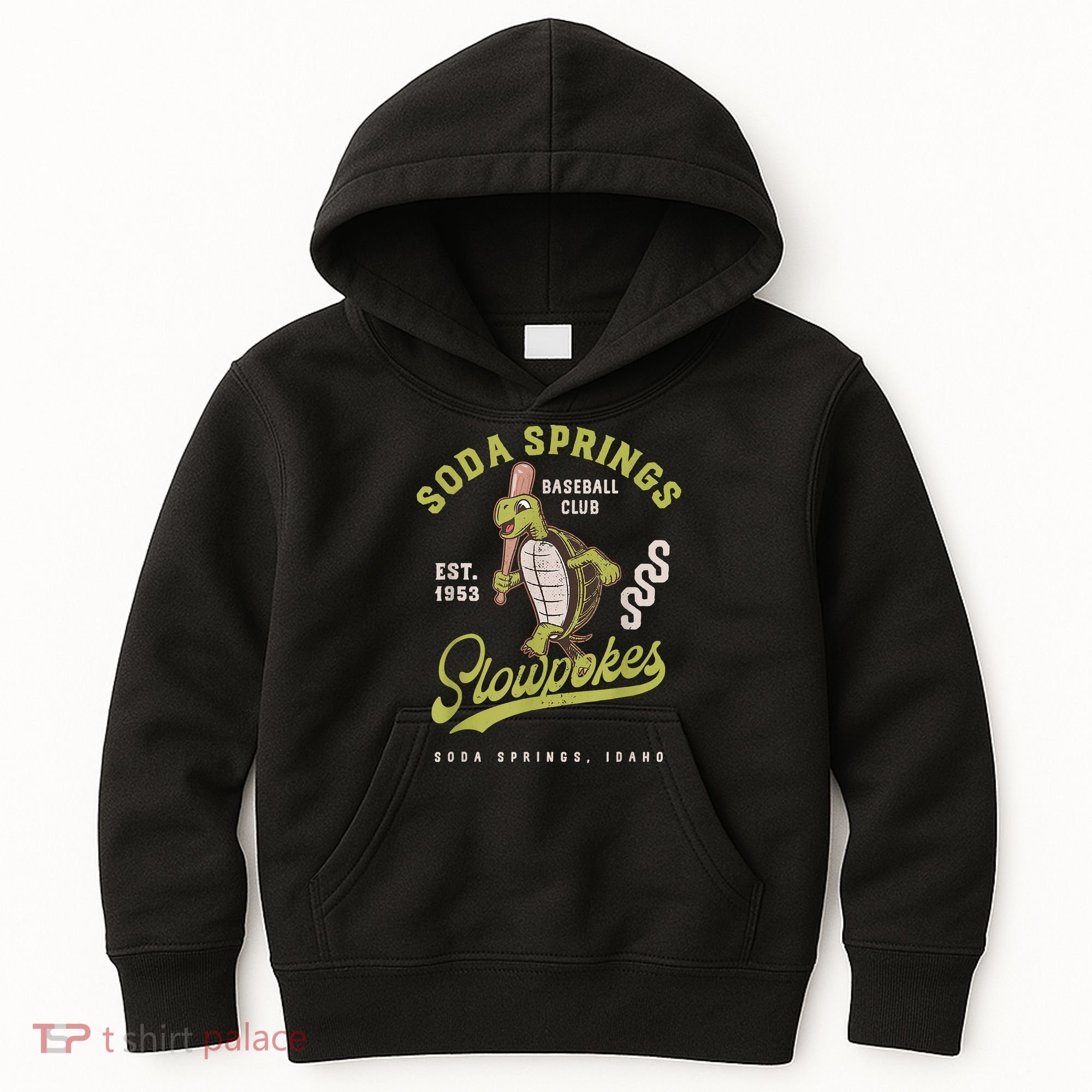 Soda Springs Slowpokes Retro Minor League Baseball Team Kids Hoodie
