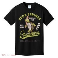 Soda Springs Slowpokes Retro Minor League Baseball Team Kids T-Shirt thumb 0