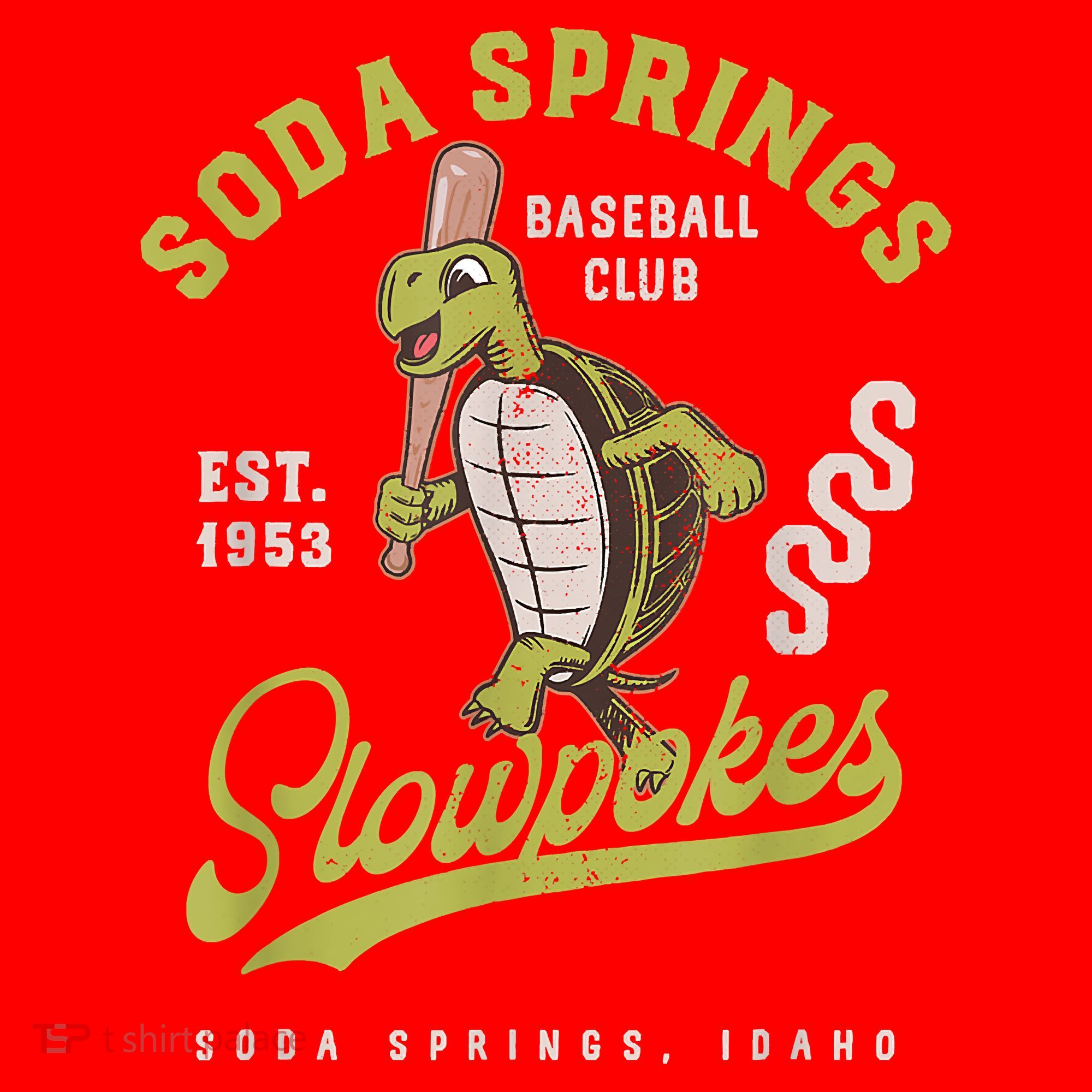 Soda Springs Slowpokes Retro Minor League Baseball Team Santa Hat