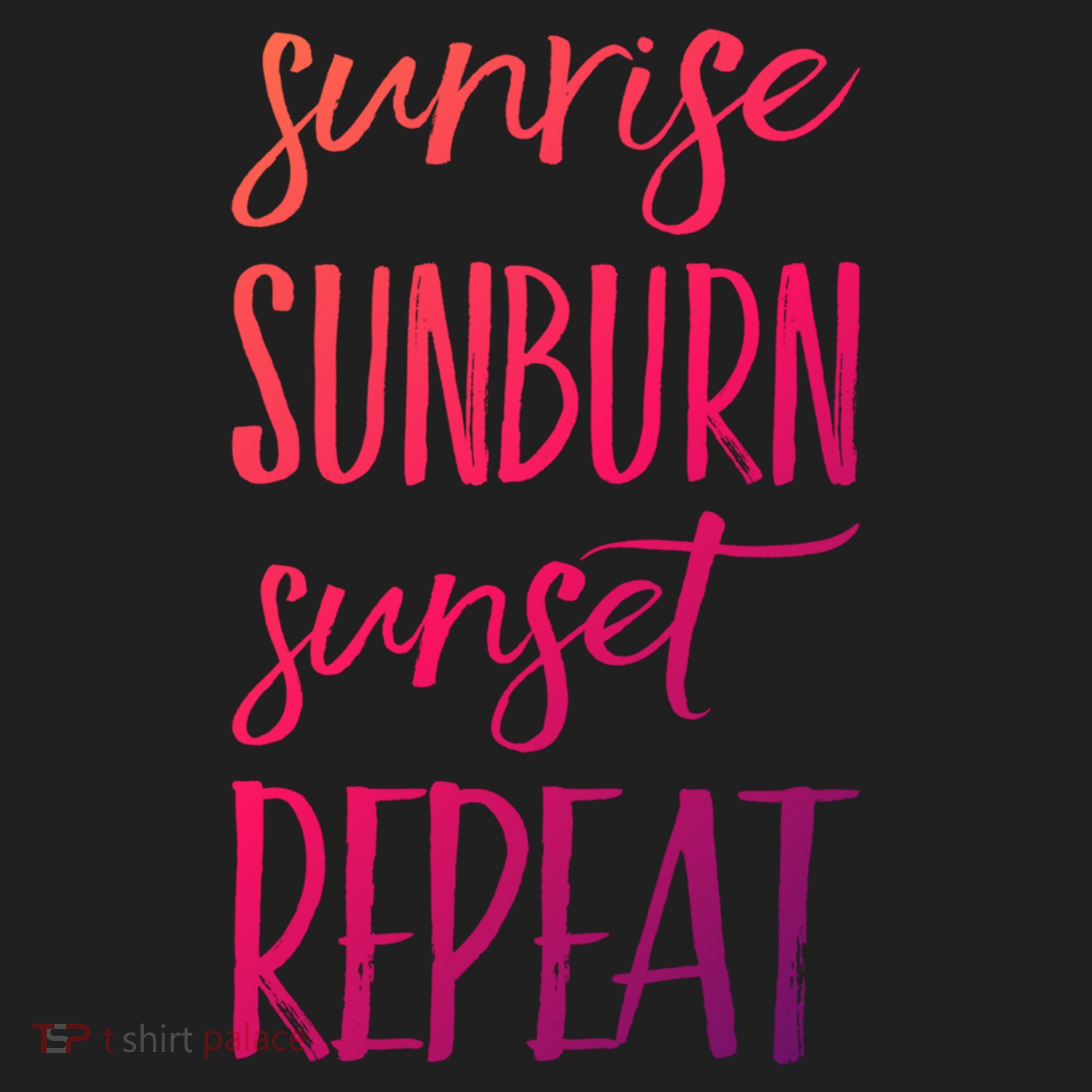 Sunrise Sunburn Sunset Repeat Funny Sayings Summer Cute Gift Beanie