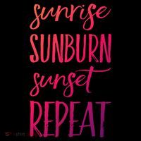 Sunrise Sunburn Sunset Repeat Funny Sayings Summer Cute Gift Women's Hoodie thumb 2