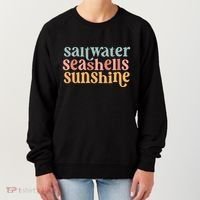 Saltwater Seashells Sunshine Cute Summer Women's Sweatshirt thumb 0