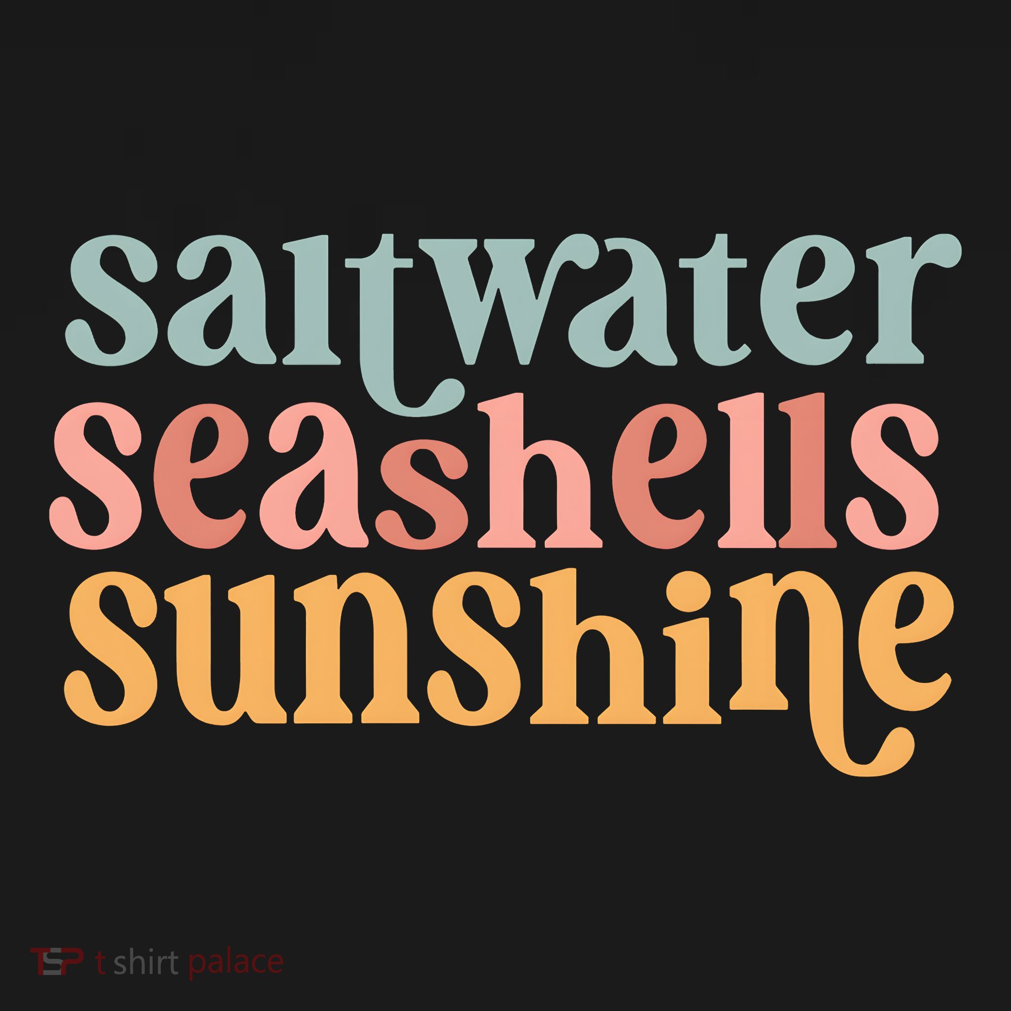 Saltwater Seashells Sunshine Cute Summer Long Sleeve Shirt