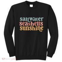 Saltwater Seashells Sunshine Cute Summer Sweatshirt thumb 0
