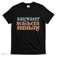 Saltwater Seashells Sunshine Cute Summer T-Shirt thumb 0
