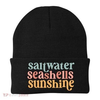 Saltwater Seashells Sunshine Cute Summer Beanie