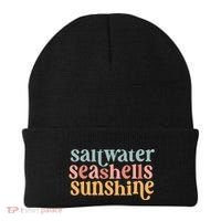 Saltwater Seashells Sunshine Cute Summer Beanie thumb 0
