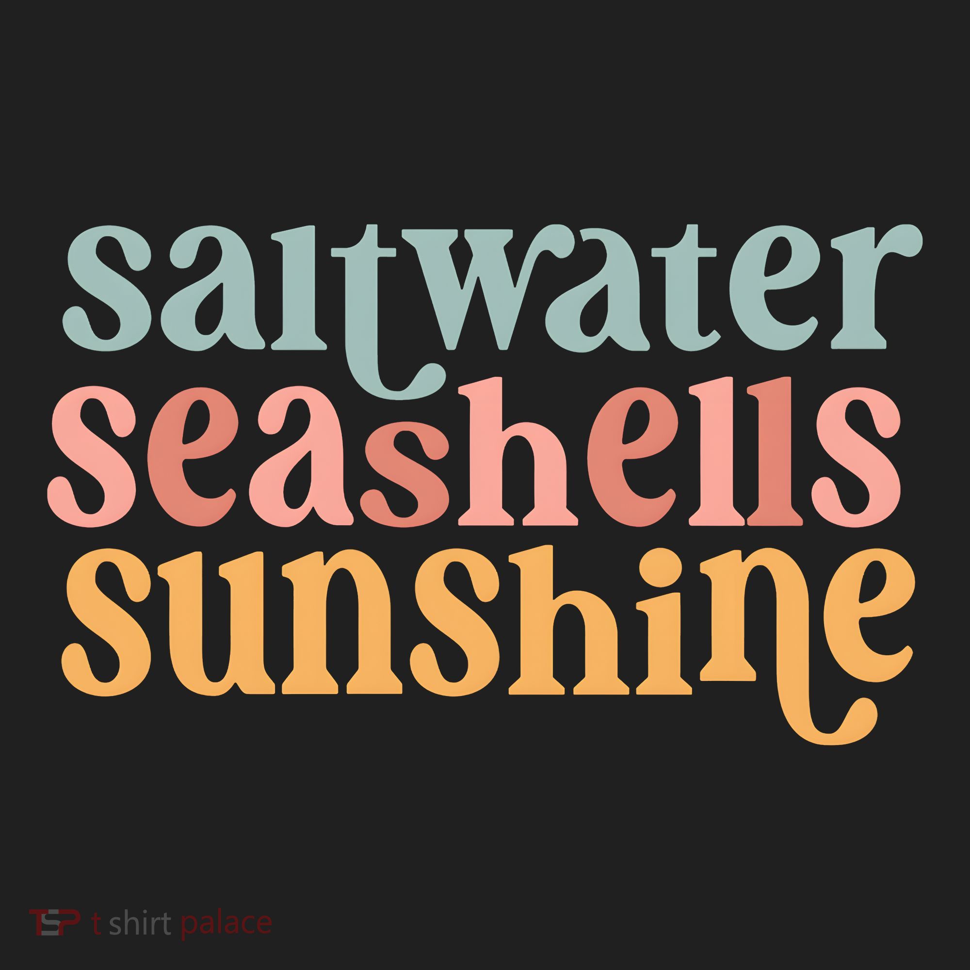 Saltwater Seashells Sunshine Cute Summer Tumbler