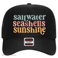 Saltwater Seashells Sunshine Cute Summer Hat thumb 0