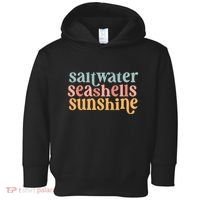 Saltwater Seashells Sunshine Cute Summer Toddler Hoodie thumb 0