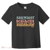 Saltwater Seashells Sunshine Cute Summer Toddler T-Shirt thumb 0