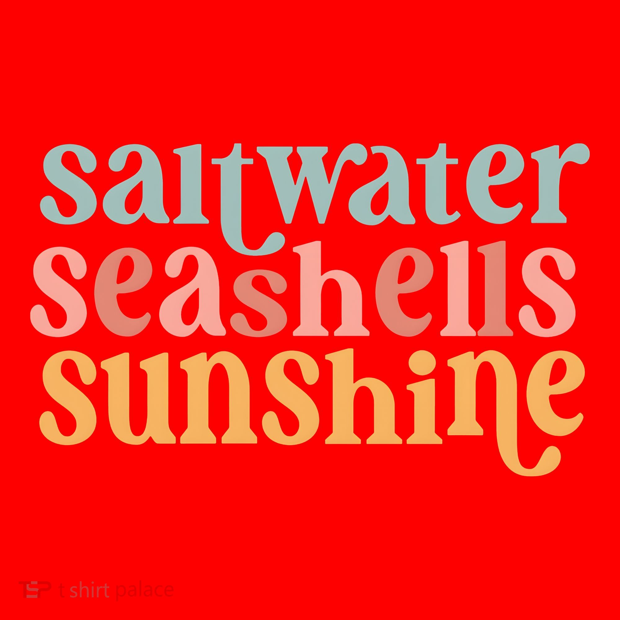 Saltwater Seashells Sunshine Cute Summer Santa Hat