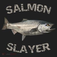Salmon Slayer Salmon Fishing Salmon Women's Sweatshirt thumb 2