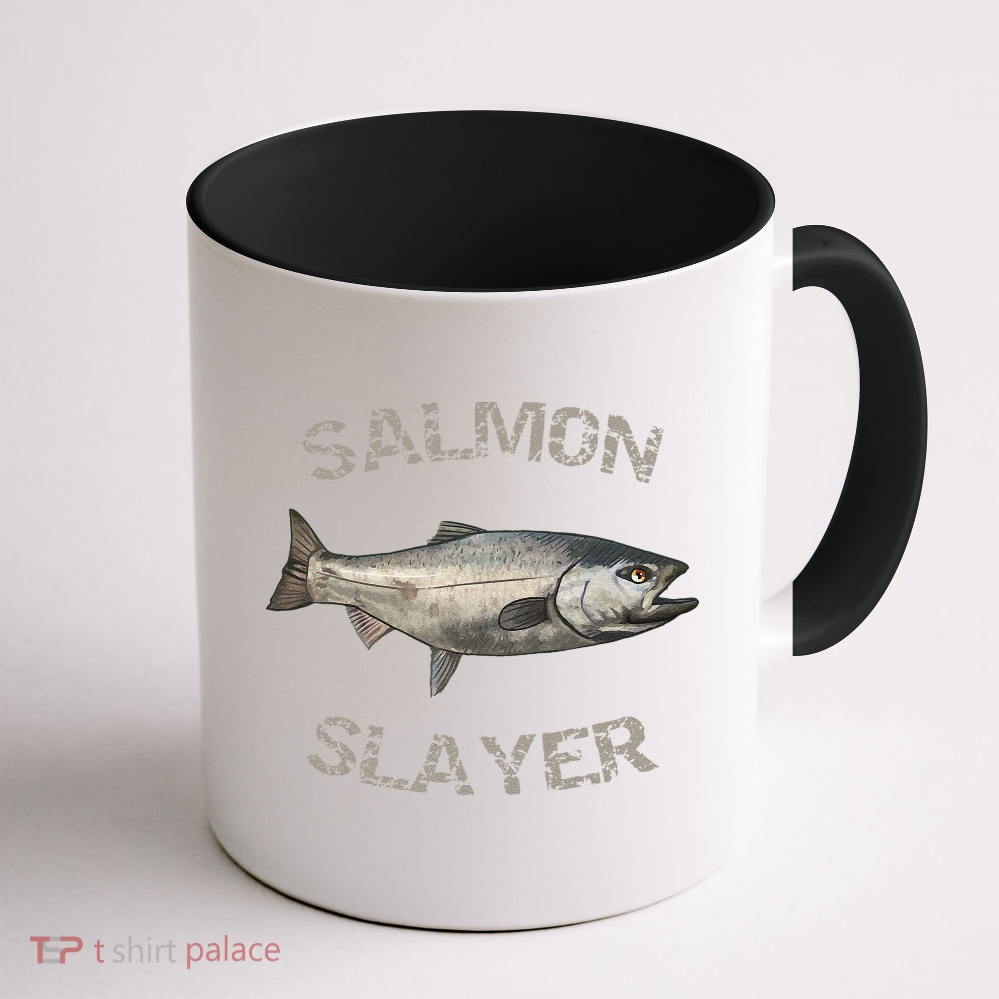 Salmon Slayer Salmon Fishing Salmon Coffee Mug