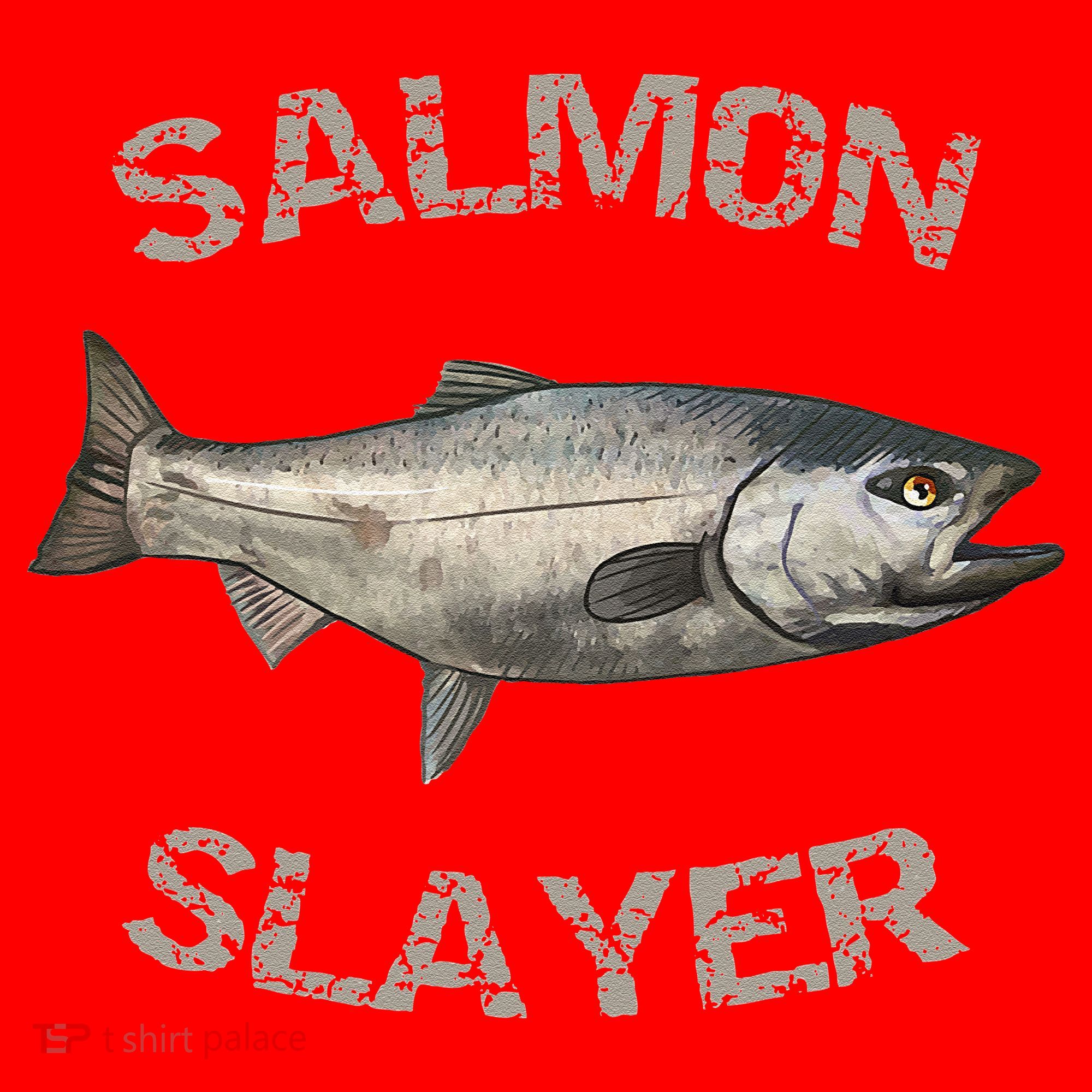 Salmon Slayer Salmon Fishing Salmon Santa Hat
