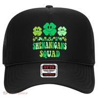 Shenanigans Squad St Patricks Day Boy Shamrock Groovy Retro Hat thumb 0