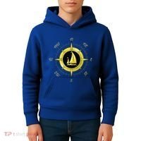 Sailing Ship Sailor Sailboat Sail Windsurfer Craft Wingsail Kids Hoodie thumb 4