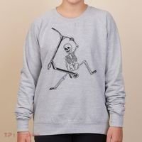 Stunt Scooter Skeleton Scooter Women's Sweatshirt thumb 0