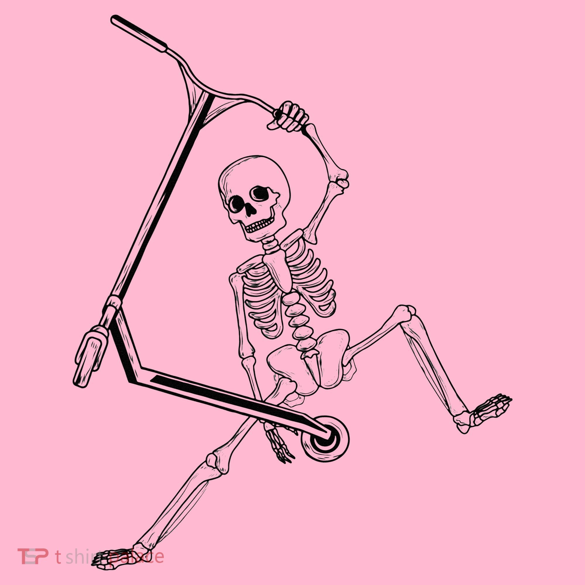 Stunt Scooter Skeleton Scooter Coaster