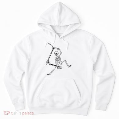 Stunt Scooter Skeleton Scooter Hoodie