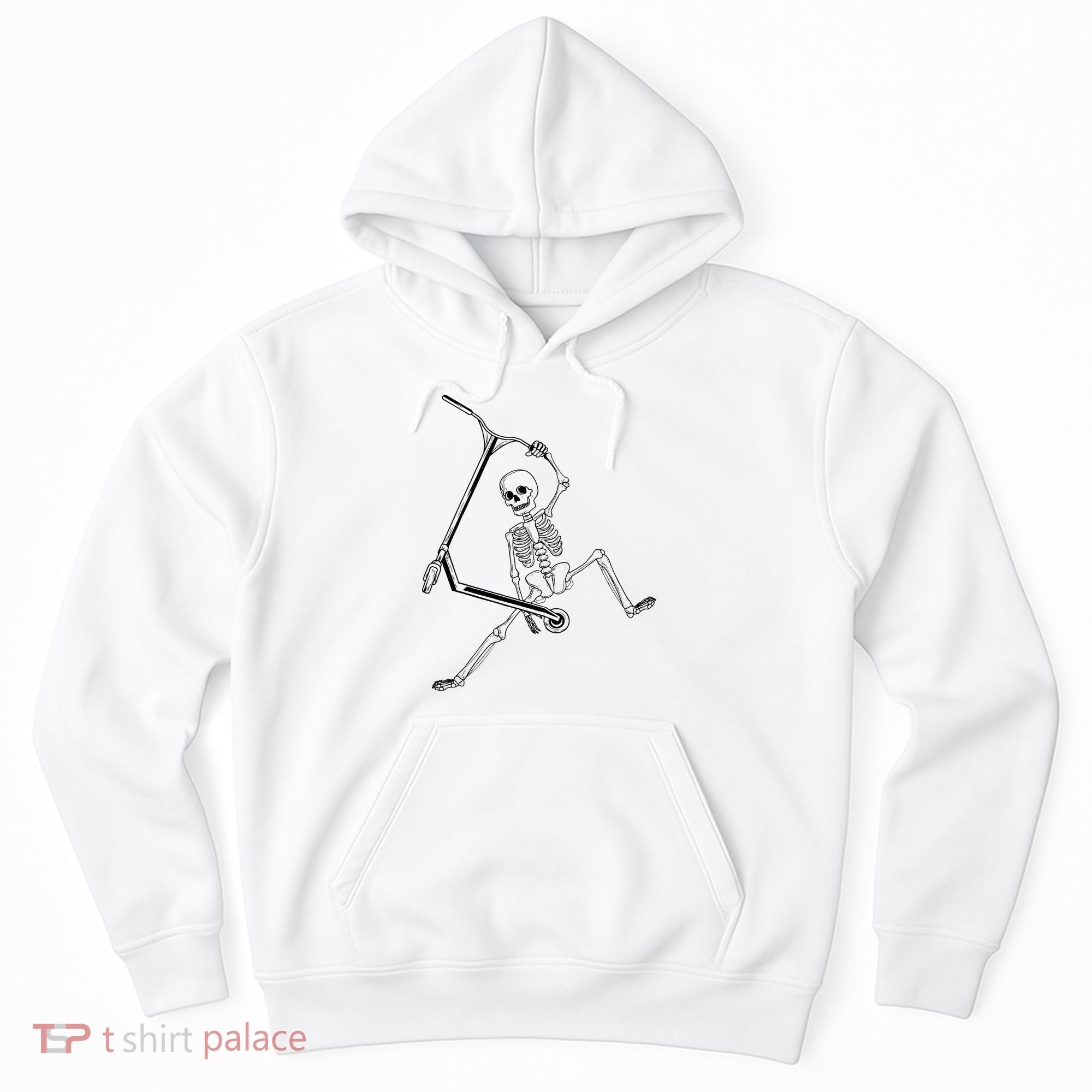 Stunt Scooter Skeleton Scooter Hoodie