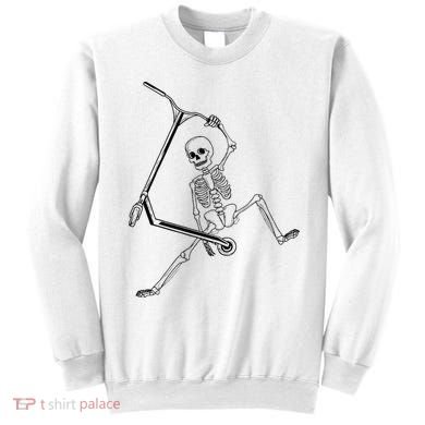 Stunt Scooter Skeleton Scooter Sweatshirt