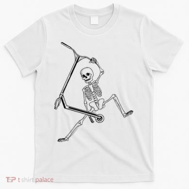 Stunt Scooter Skeleton Scooter T-Shirt